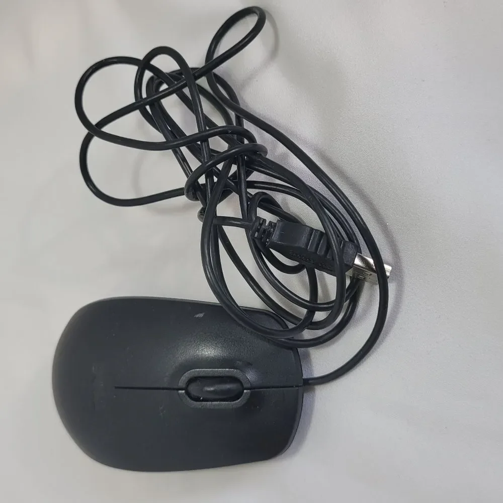 Dell Black Wired Mouse